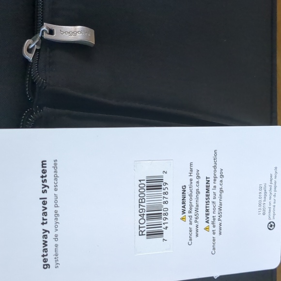 Baggallini Unisex Adult 4 Wheel Tote bag-Black color - Picture 13 of 14